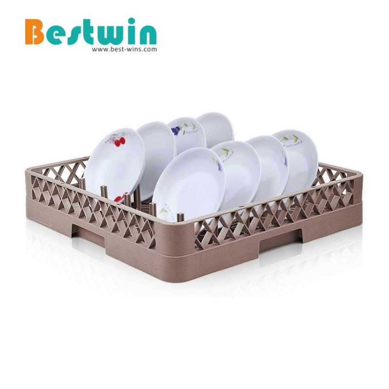 25-Peg Plastic Dishwasher Basket for Tray Plate