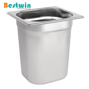1/6 Size Stainless Steel GN Pan with Anti-Jam