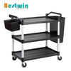 3 Tiers Plastic Service Trolley