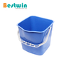 Plastic Double Buckets Mop Trolley with Side Press Wringer