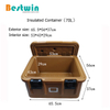 70 Liter Plastic PE Top Loading Insulated Container for Lunch Box