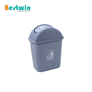 24L Plastic Garbage Bin with Swing Lid