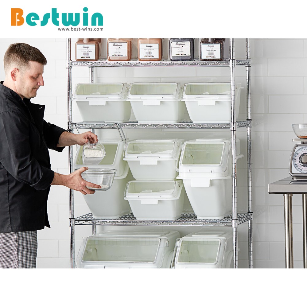 10L Plastic Shelf Ingredient Bin
