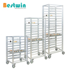 9-Tiers Aluminum Cooling Rack Trolley for Baking Tray