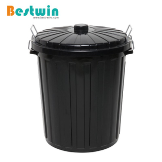 55L Plastic Round Garbage Bin
