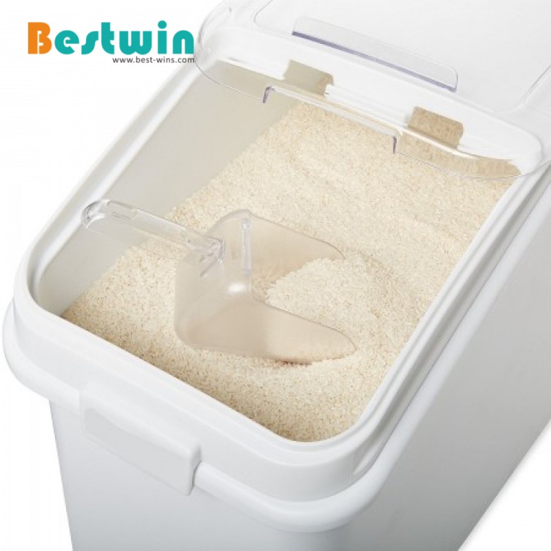 81L Plastic Ingredient Bin with Wheels