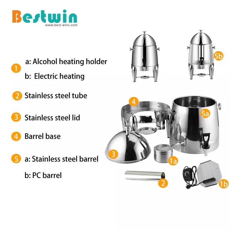 12L Beverage Dispenser with Polycarbonate Container