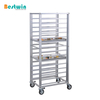 15-Tiers Aluminum Cooling Rack Trolley for Baking Tray
