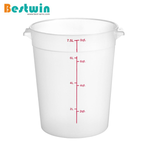 7.5L Round Plastic Food Storage Container