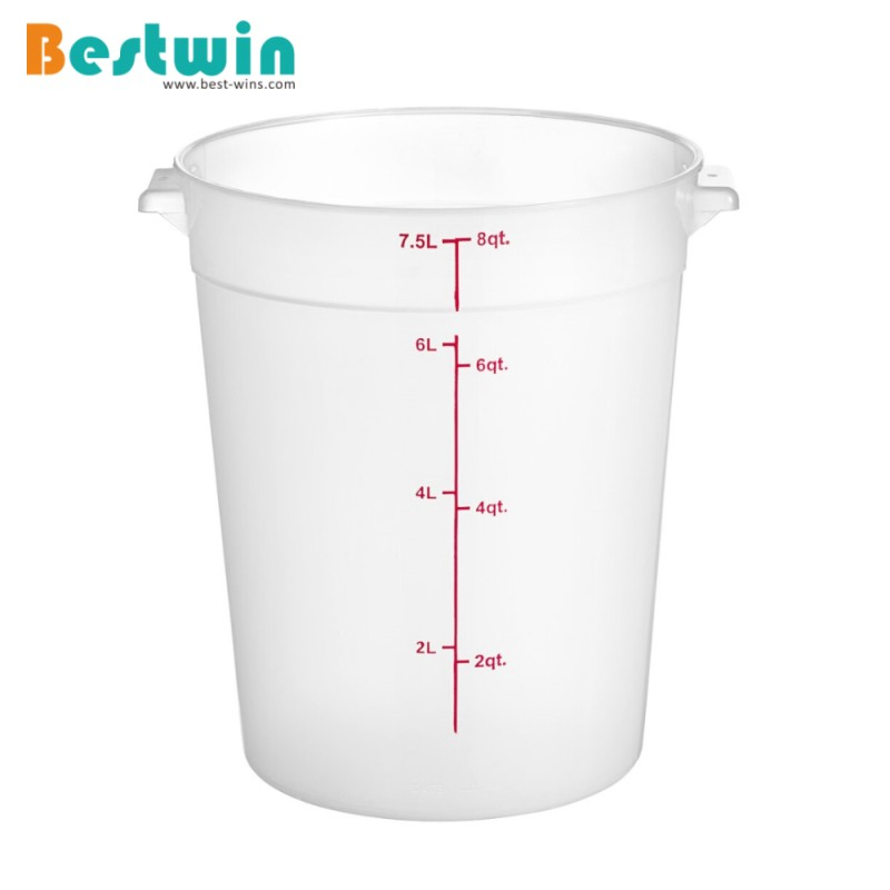7.5L Round Plastic Food Storage Container