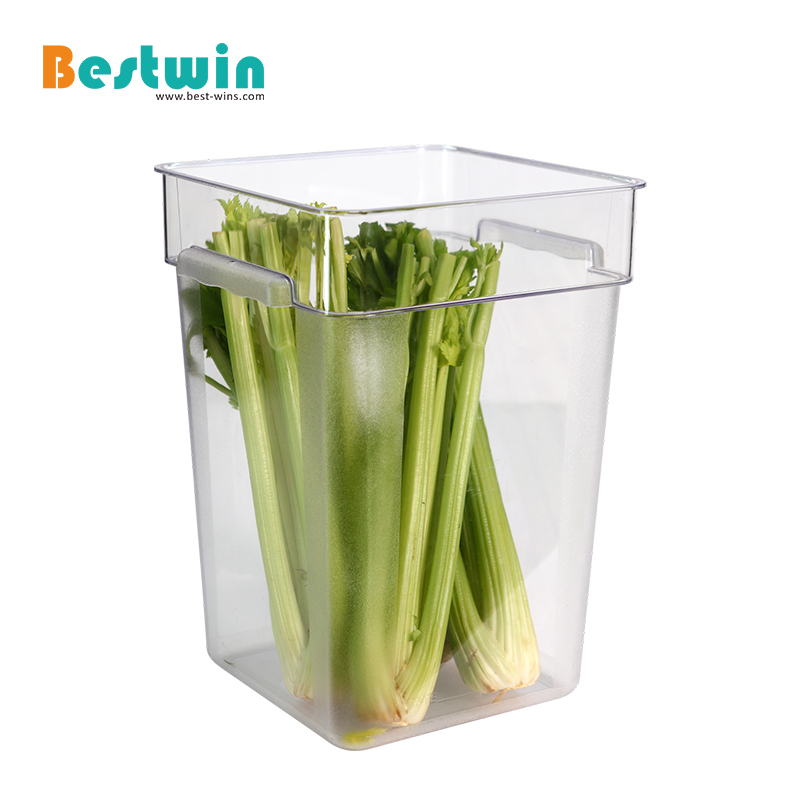 22L Square Plastic Food Storage Container