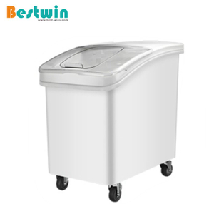 120L Plastic Ingredient Bin with Wheels