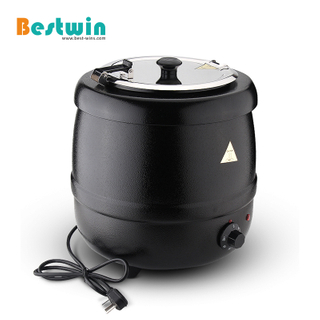 10L Electric Soup Warmer - Black