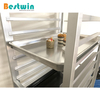 9-Tiers Aluminum Cooling Rack Trolley for Baking Tray
