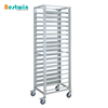 18-Tiers Aluminum Cooling Rack Trolley for Baking Tray & GN Pan