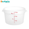 10L Round Plastic Food Storage Container