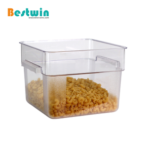 12L Square Plastic Food Storage Container