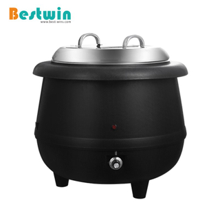 13L Electric Soup Warmer - Black