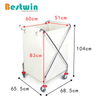 Collapsible Laundry Cart with Linen Basket