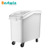 102L Plastic Ingredient Bin with Wheels