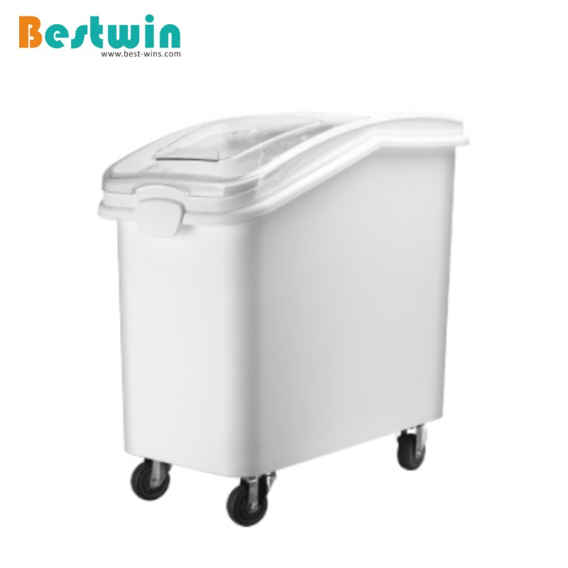 102L Plastic Ingredient Bin with Wheels