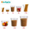 1L Round Plastic Food Storage Container
