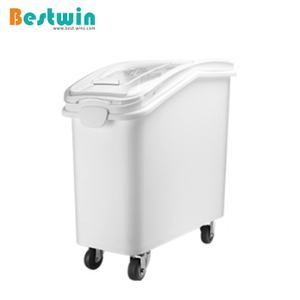 81L Plastic Ingredient Bin with Wheels